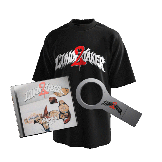 PACK CD + CLÉ USB + T-SHIRT NOIR "L'UNDERTAKER 2" (Inclus le single "4" en exclusivité USB)